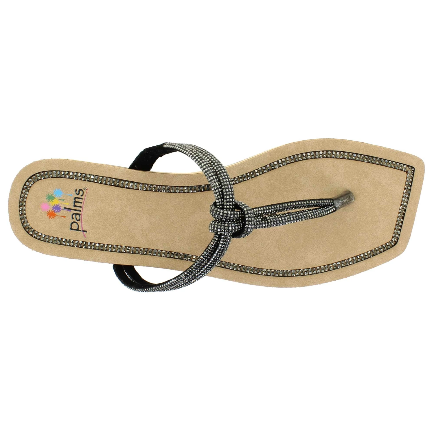 Palms Rhinestone T-Strap - Image 5