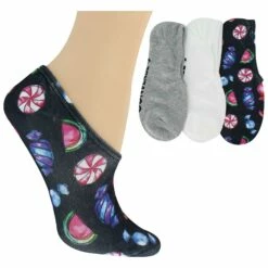 Women's Converse Candy-Print Liner 3-Pair Pack