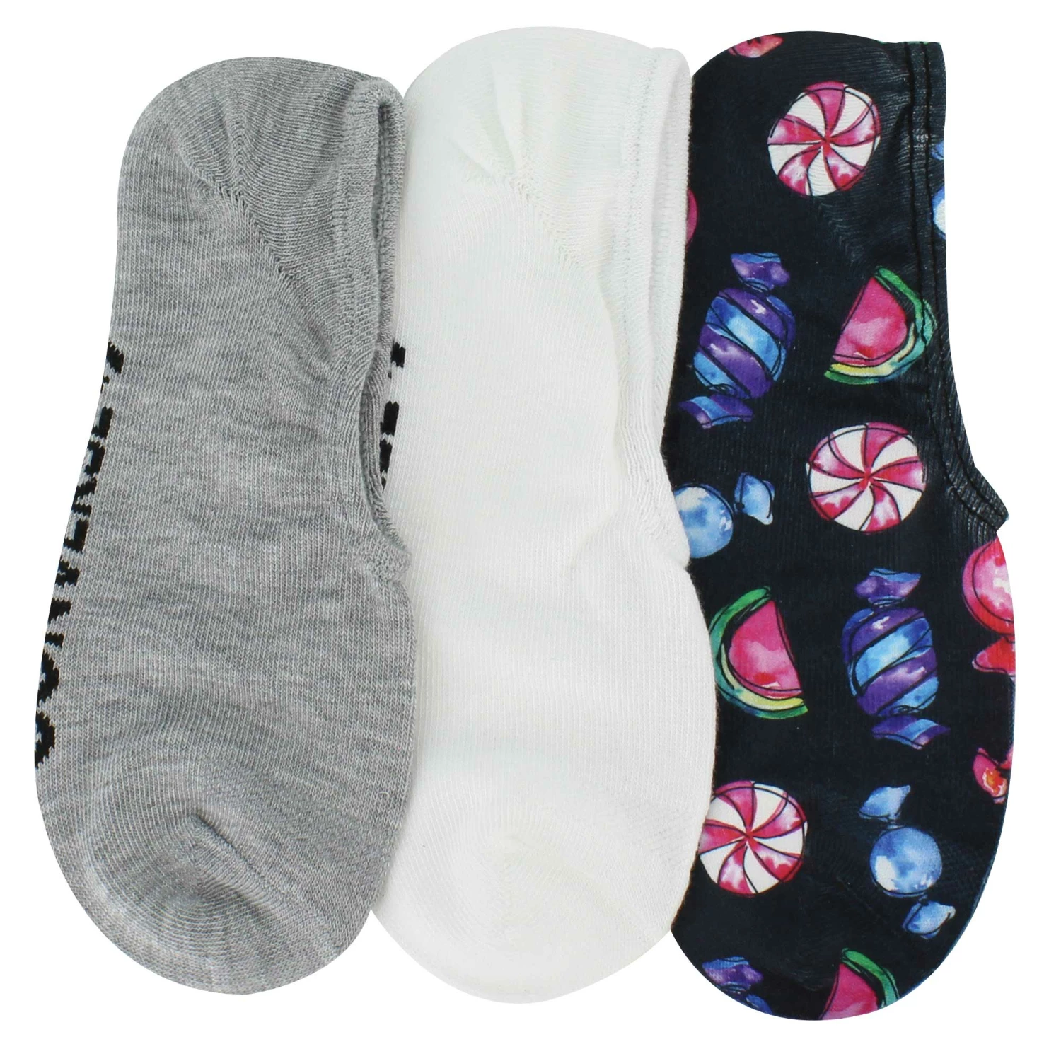 Women's Converse Candy-Print Liner 3-Pair Pack - Image 2