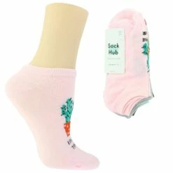 Women's Sock Hub Cactus No-Show 10 For $10