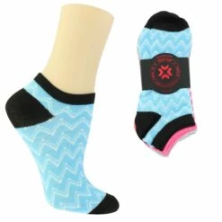 Women's Sock Hub Zigzag Pattern No-Show 10 For $10