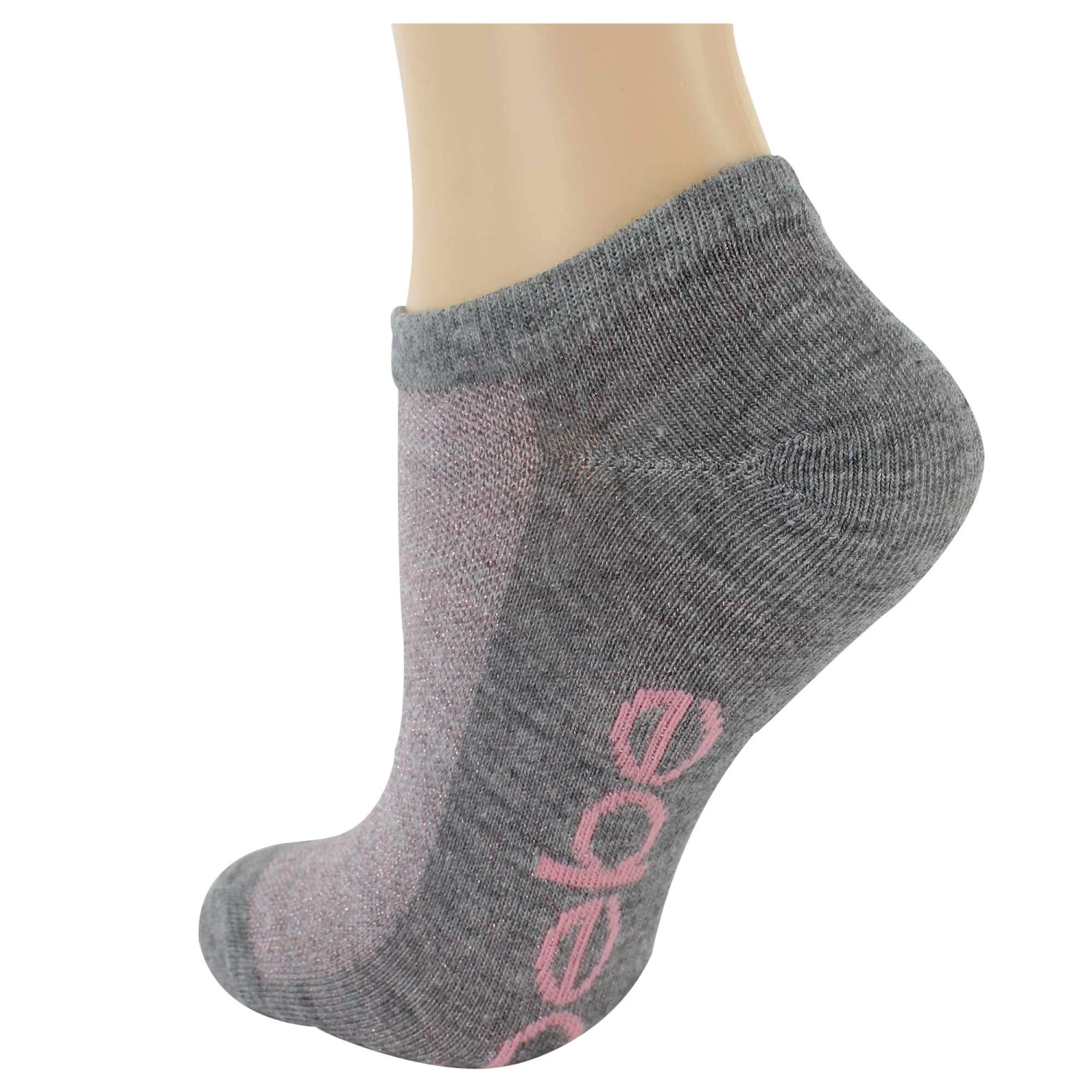 Women's Bebe Lurex No-Show 9-Pair Pack - Image 2