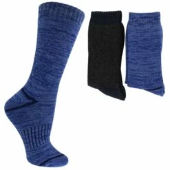 Women's Columbia Space-Dye Crew 2-Pair Pack