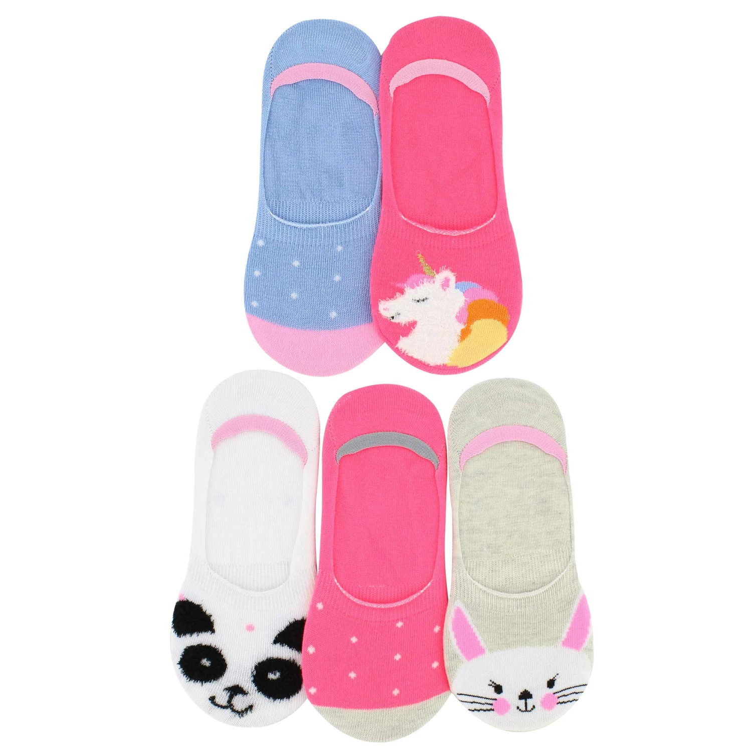 Women's Dominique Nicole Animal 5-Pair Pack - Image 2