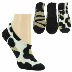 Women's Converse Animal-Print Liner 3-Pair Pack