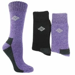 Women's Columbia Solid Crew 2-Pair Pack