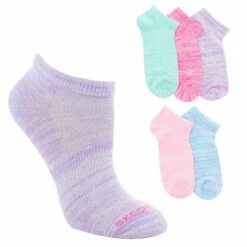 Women's Skechers No-Show Soft 5-Pair Pack