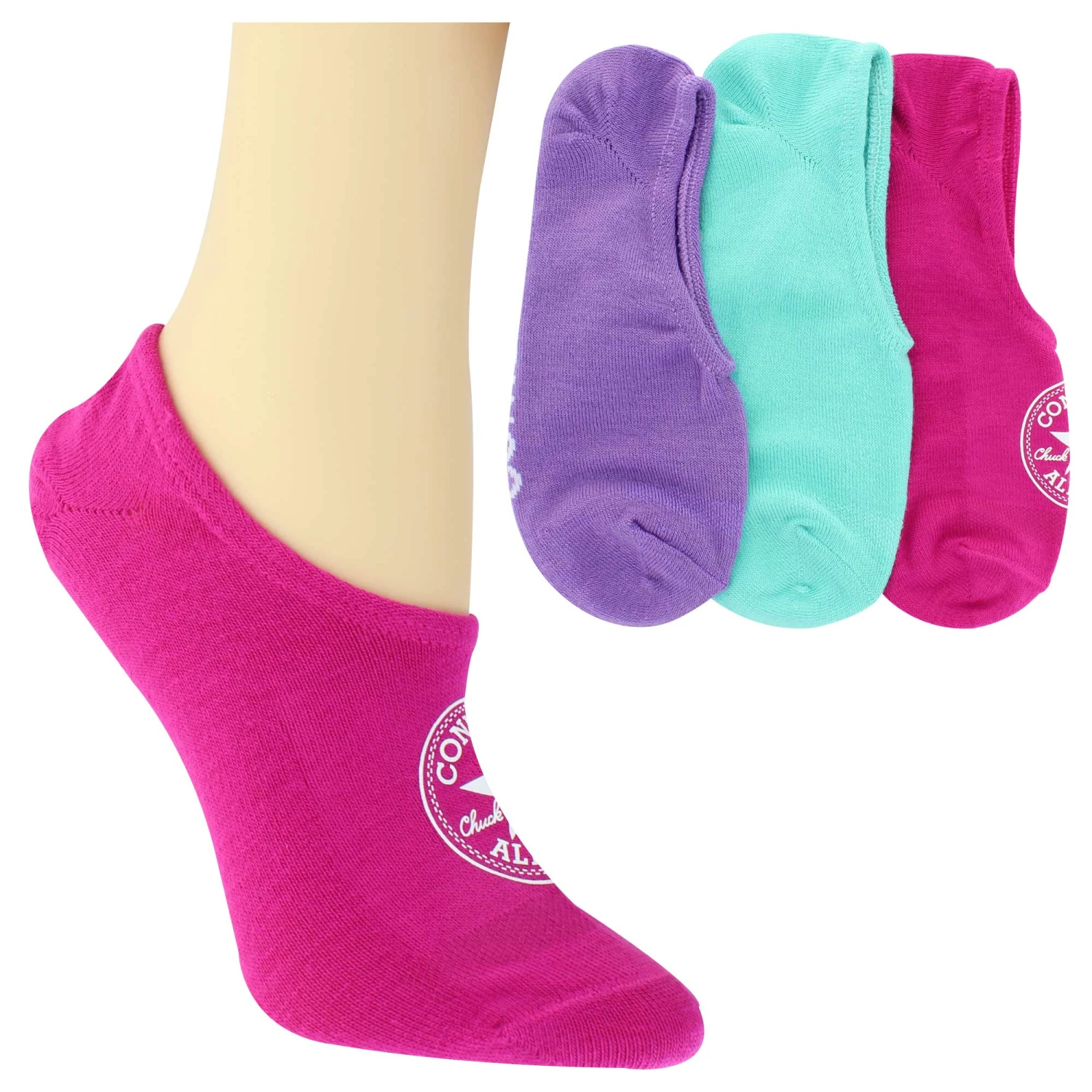 Women's Converse Chuck Patch Liner 3-Pair Pack