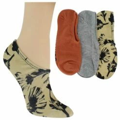 Women's Converse Floral-Print Liner 3-Pair Pack