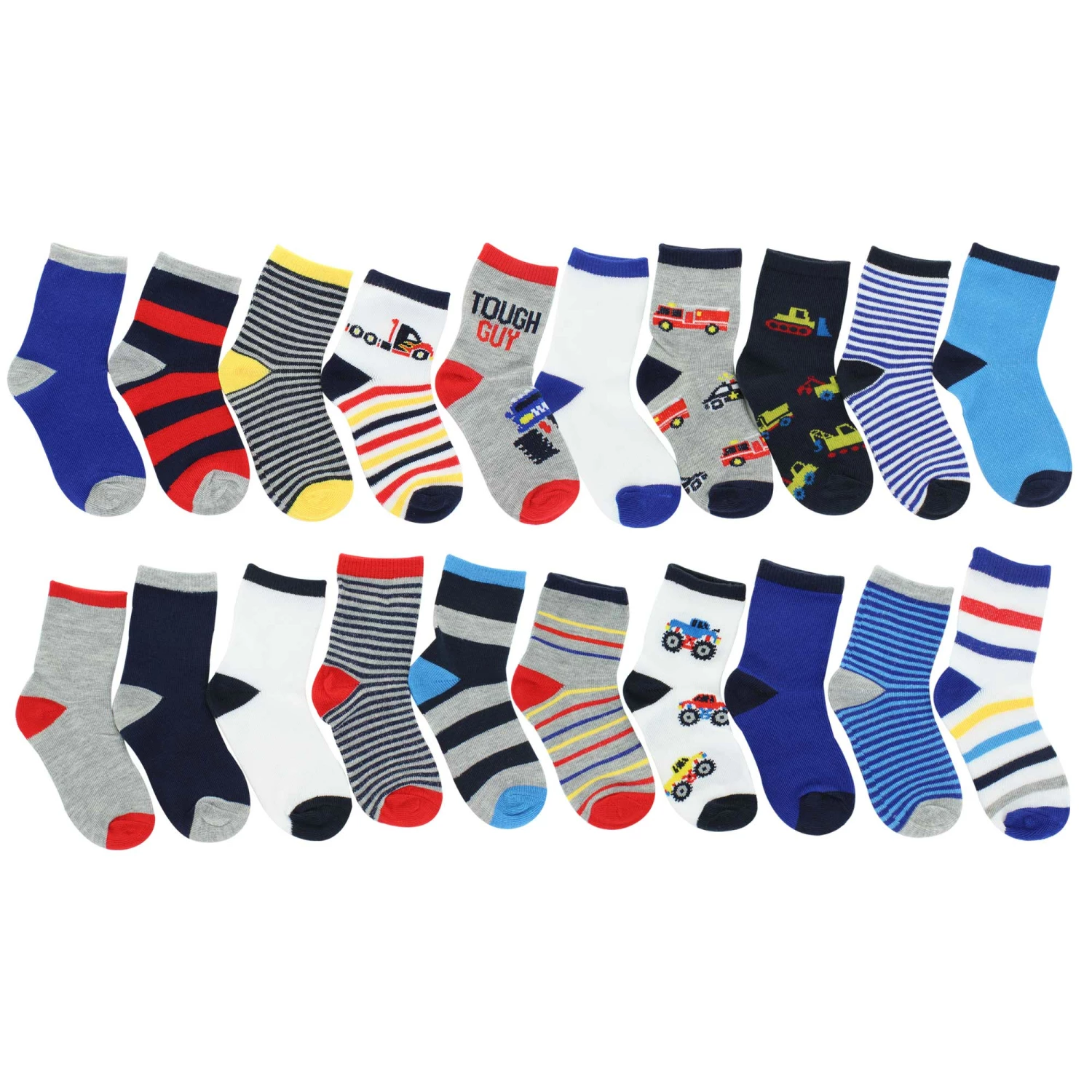 Kids' Capelli Tough Guy 20-Pair Pack - Image 2