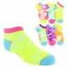 Girls' Skechers Tie-Dye Low-Cut 6-Pair Pack