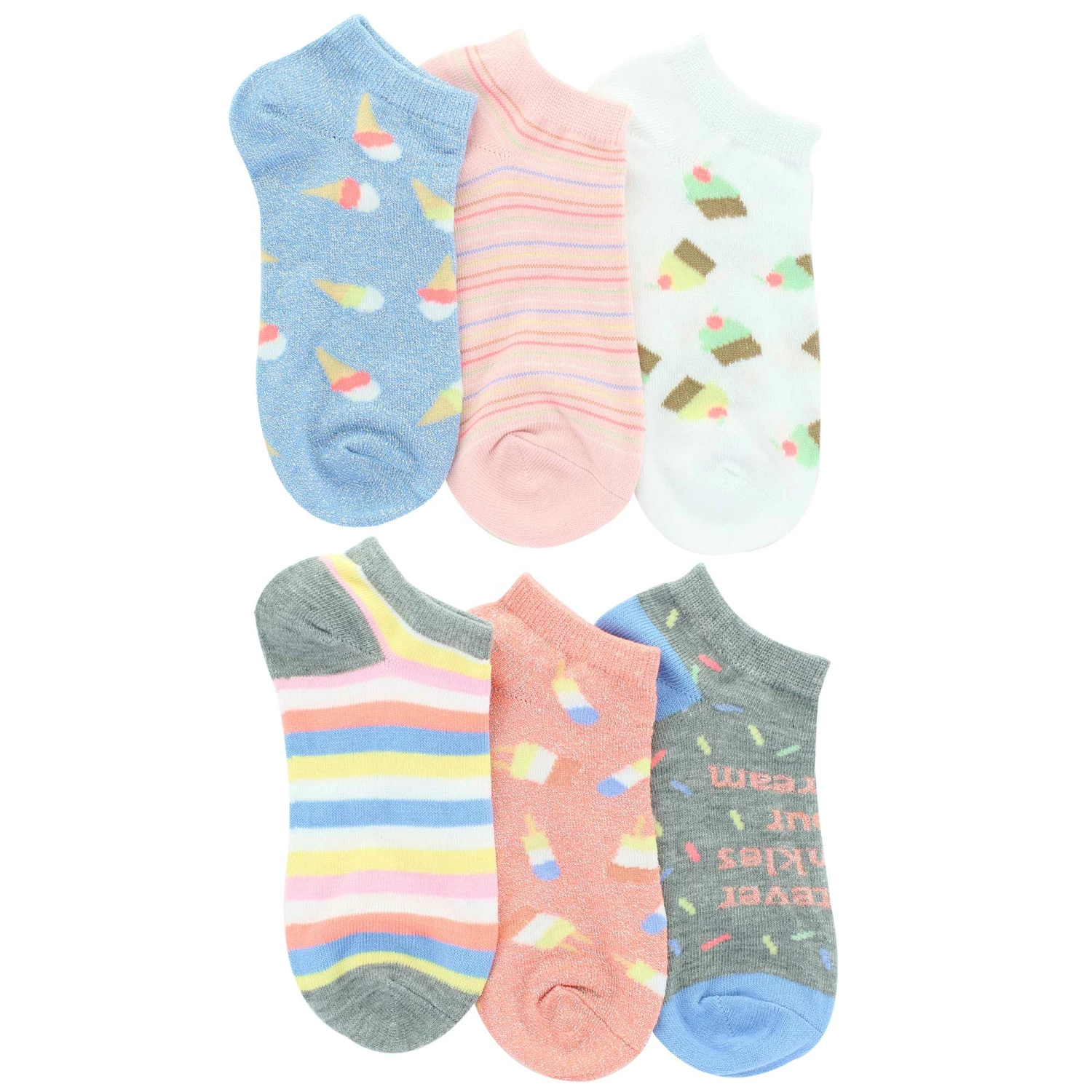 Girls' Dominique Nicole Sprinkle 6-Pair Pack - Image 2
