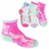 Girls' Skechers Tie-Dye Low Crew 3-Pair Pack