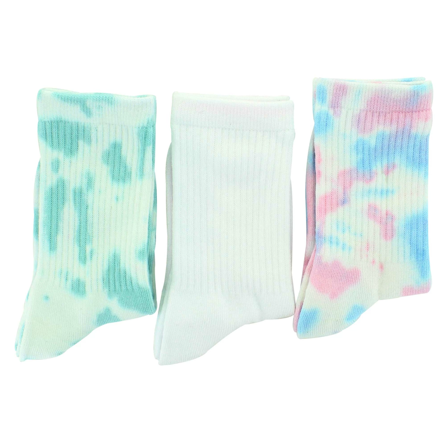 Kids' Skechers Tie-Dye Crew 3-Pair Pack - Image 2
