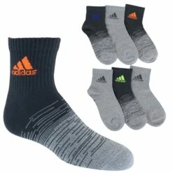 Kids' Adidas SUPERLITE Quarter 6-Pair Pack