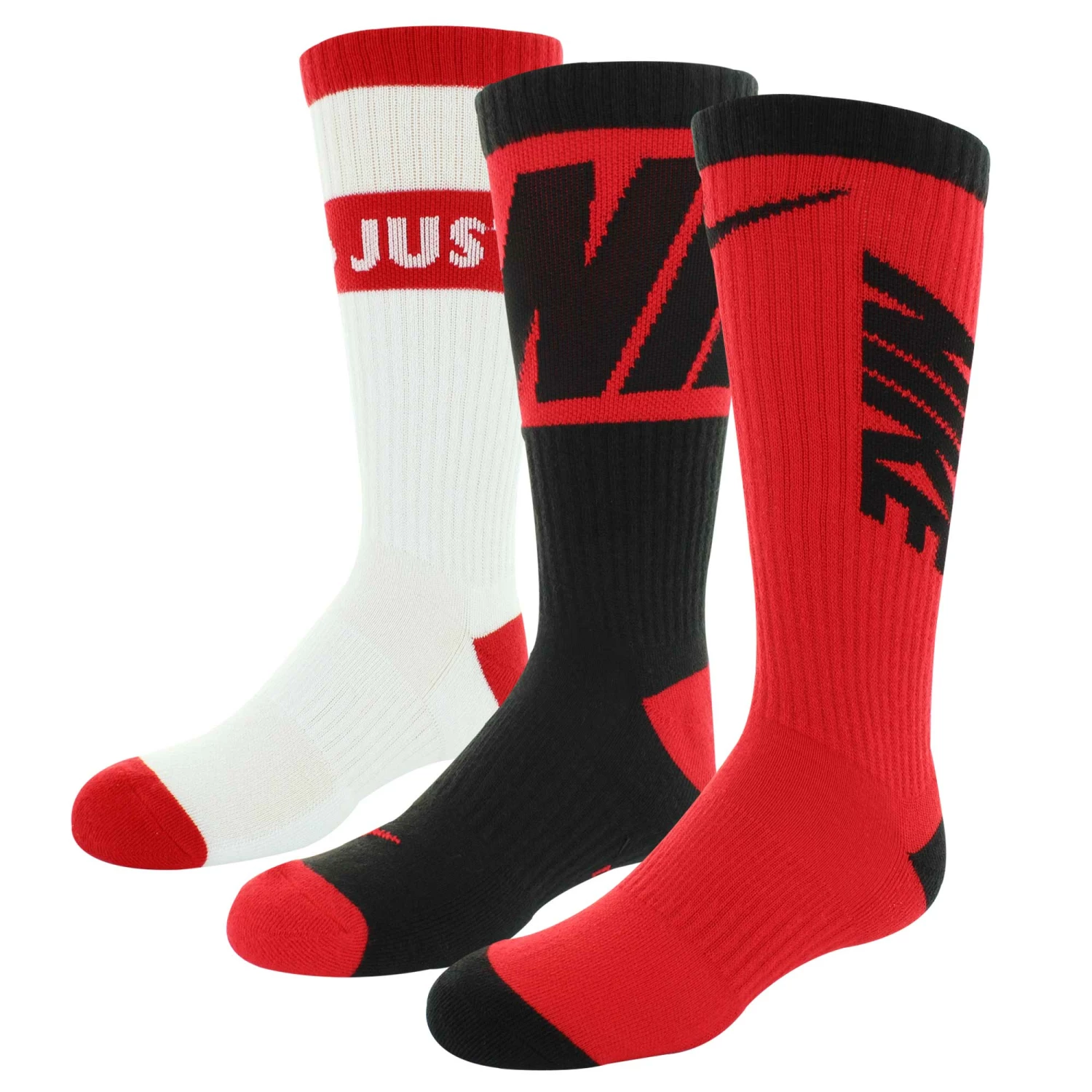 Kids' Nike Everyday Cushioned Crew 3-Pair Pack - Image 3