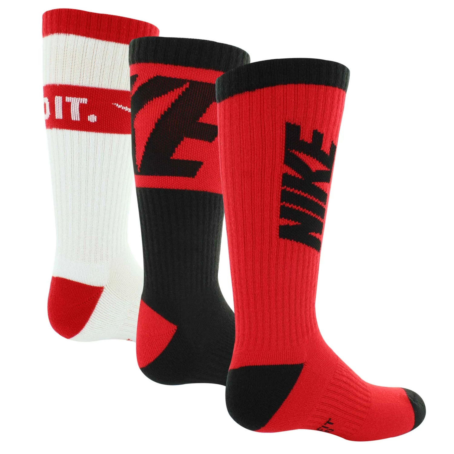 Kids' Nike Everyday Cushioned Crew 3-Pair Pack - Image 4