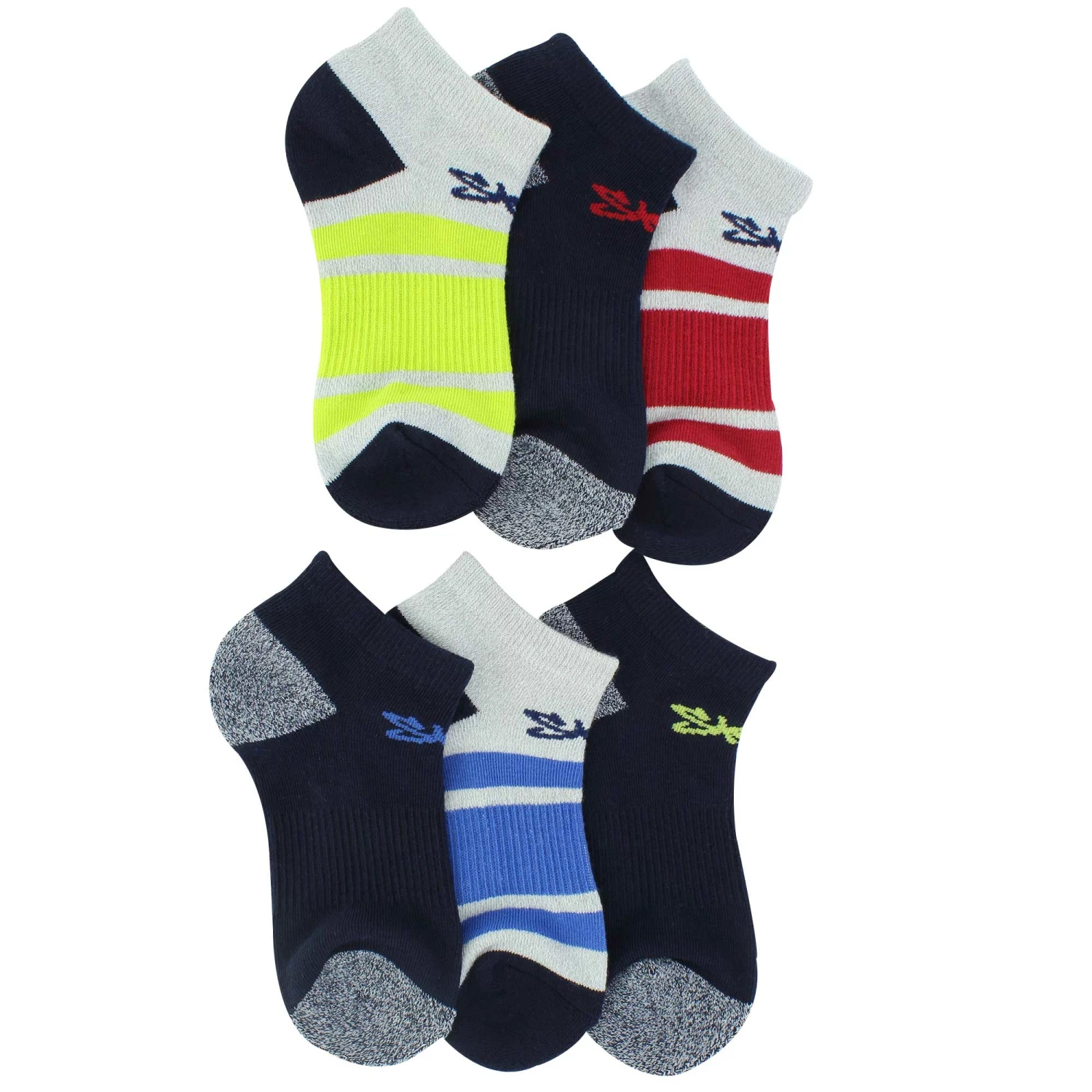 Kids' Skechers Low-Cut Striped And Solid 6 Pairs - Image 2
