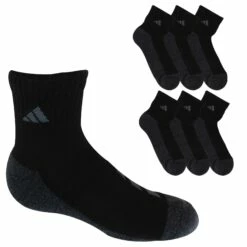 Kids' Adidas Quarter 6-Pair Pack