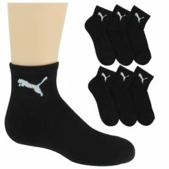Kids' PUMA Premium Quarter Crew Sock 6-Pair Pack