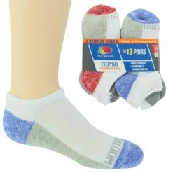 Kids' Fruit Of The Loom No-Show Medium 13 Pairs