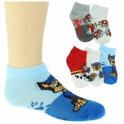 Kids' PAW Patrol No-Show 5-Pair Pack