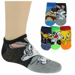 Kids' Warner Bros. Looney Tunes No-Show 5 Pairs