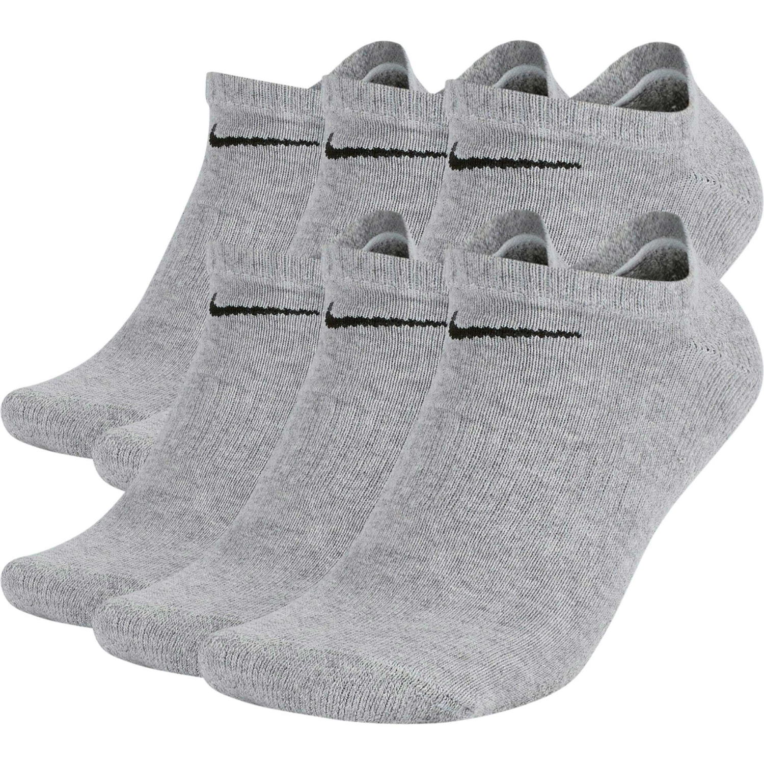 Men's Nike Cushion No-Show Training Socks 6 Pairs
