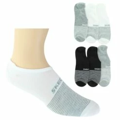 Men's Skechers Sport No-Show 6-Pair Pack