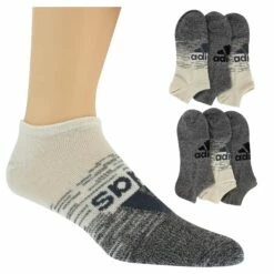 Men's Adidas SUPERLITE No-Show 6-Pair Pack