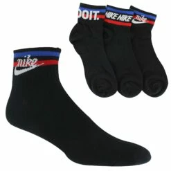 Men's Nike Essential Ankle Socks 3-Pair Pack