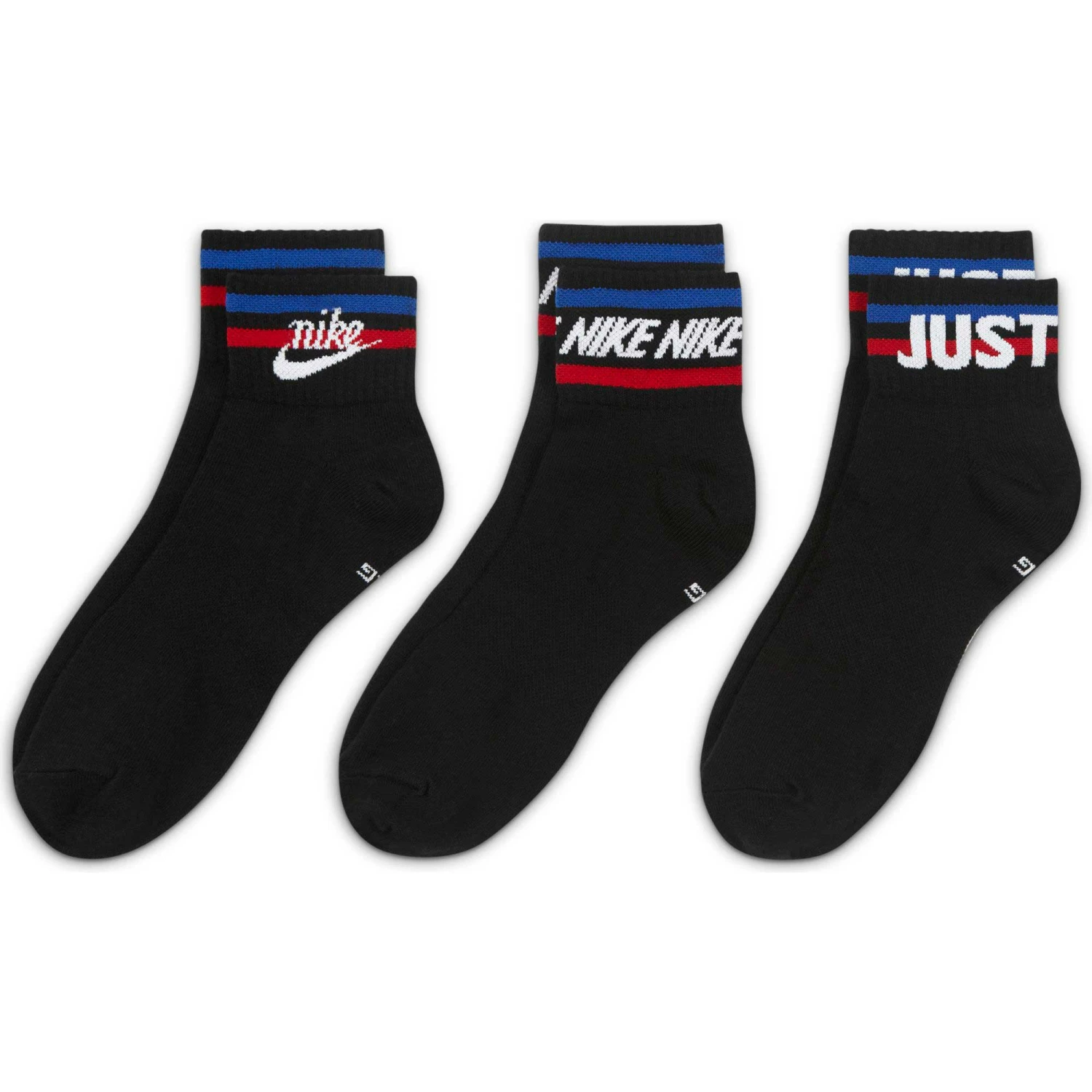 Men's Nike Essential Ankle Socks 3-Pair Pack - Image 4