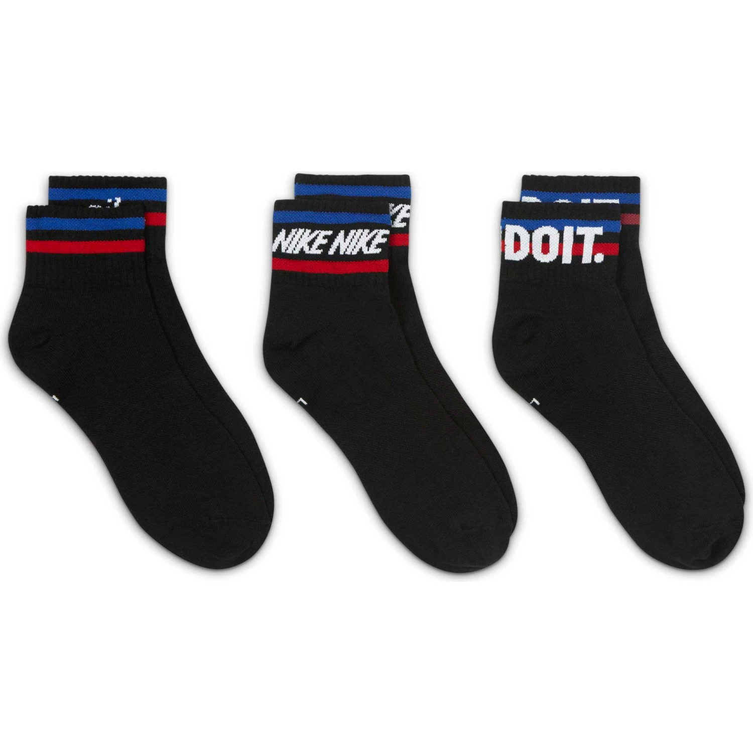 Men's Nike Essential Ankle Socks 3-Pair Pack - Image 5