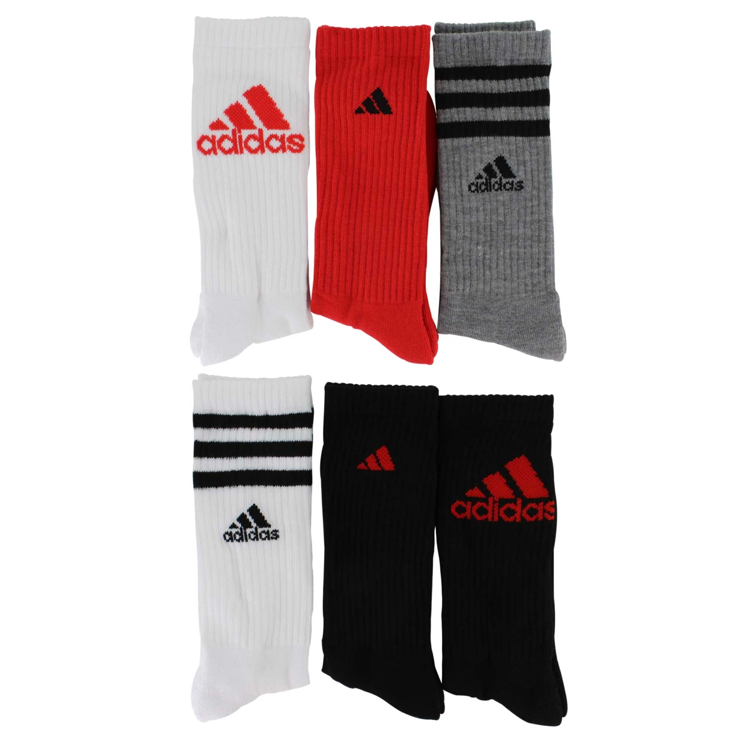 Men's Adidas Cushioned Crew 6-Pair Pack - Image 2