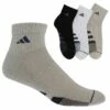 Men's Adidas Cushioned Quarter 3-Pair Pack