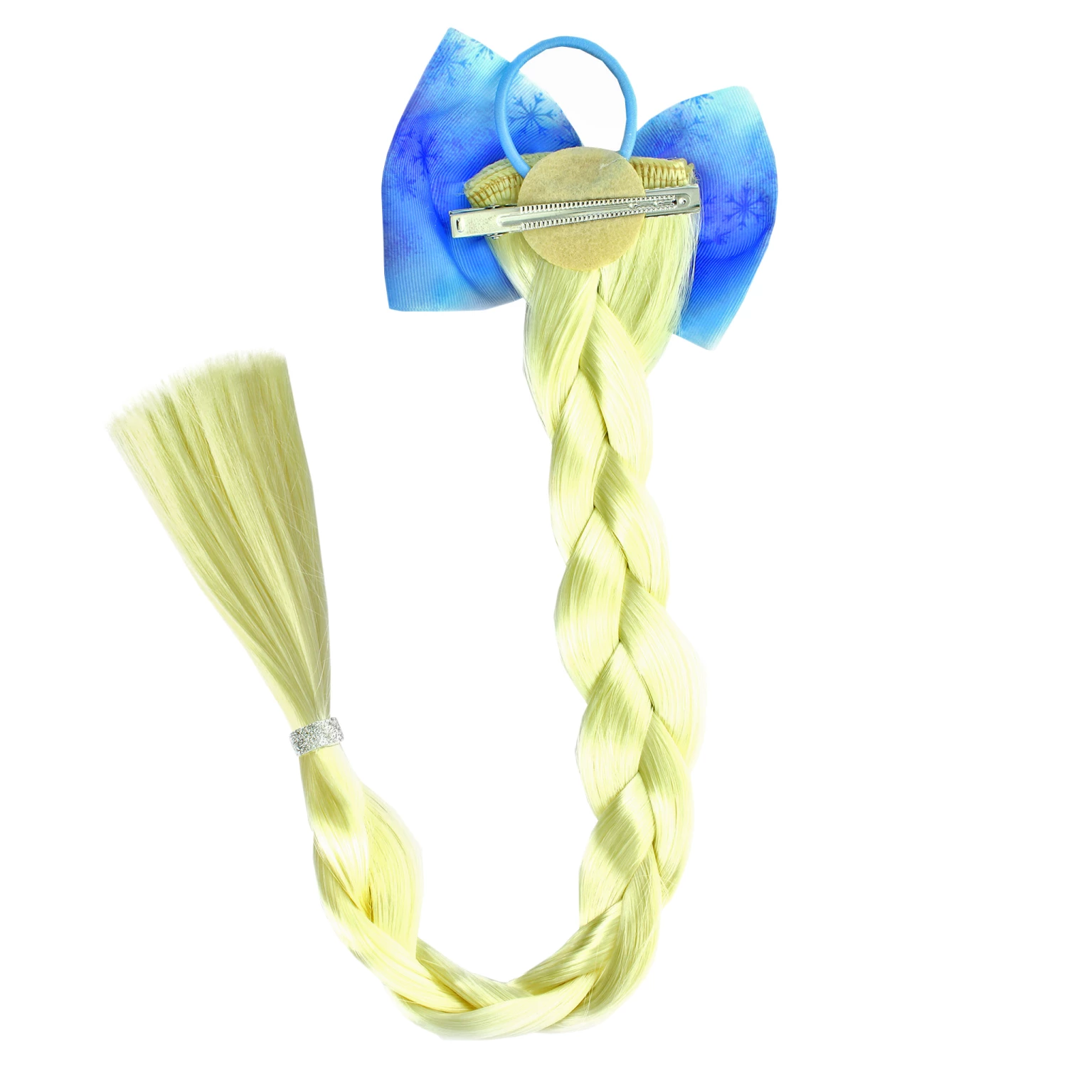 Girls' Disney Frozen Elsa Faux-Hair Braid And Bow - Image 2