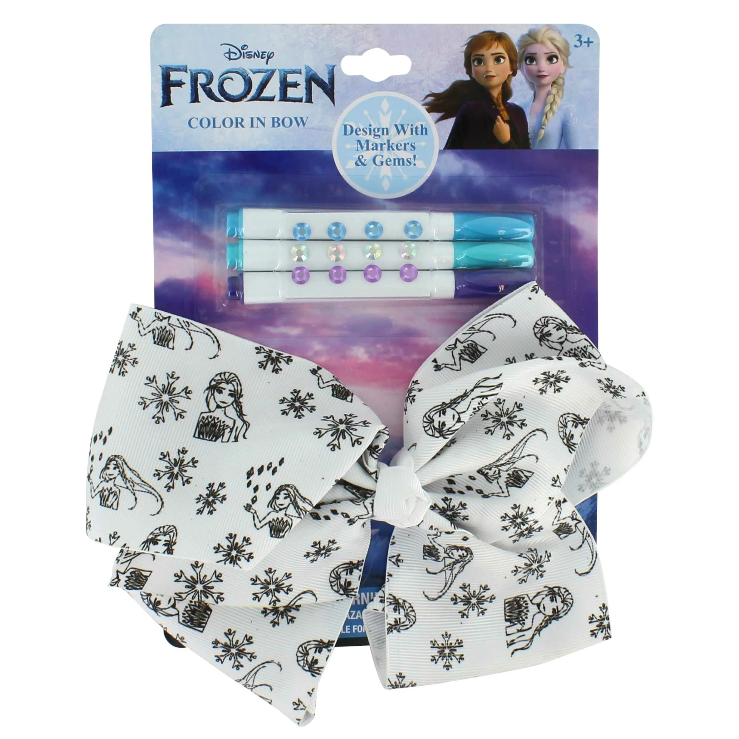 Kids' Disney Frozen Color-In Hair Bow