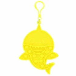 Baby Shark Popper Fidget Keychain