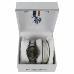 U.S. Polo Association Watch And Bangle Set