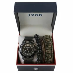 IZOD Watch And Bracelet Set