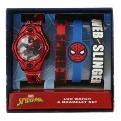 Spider-Man LCD Watch And Bracelet Set