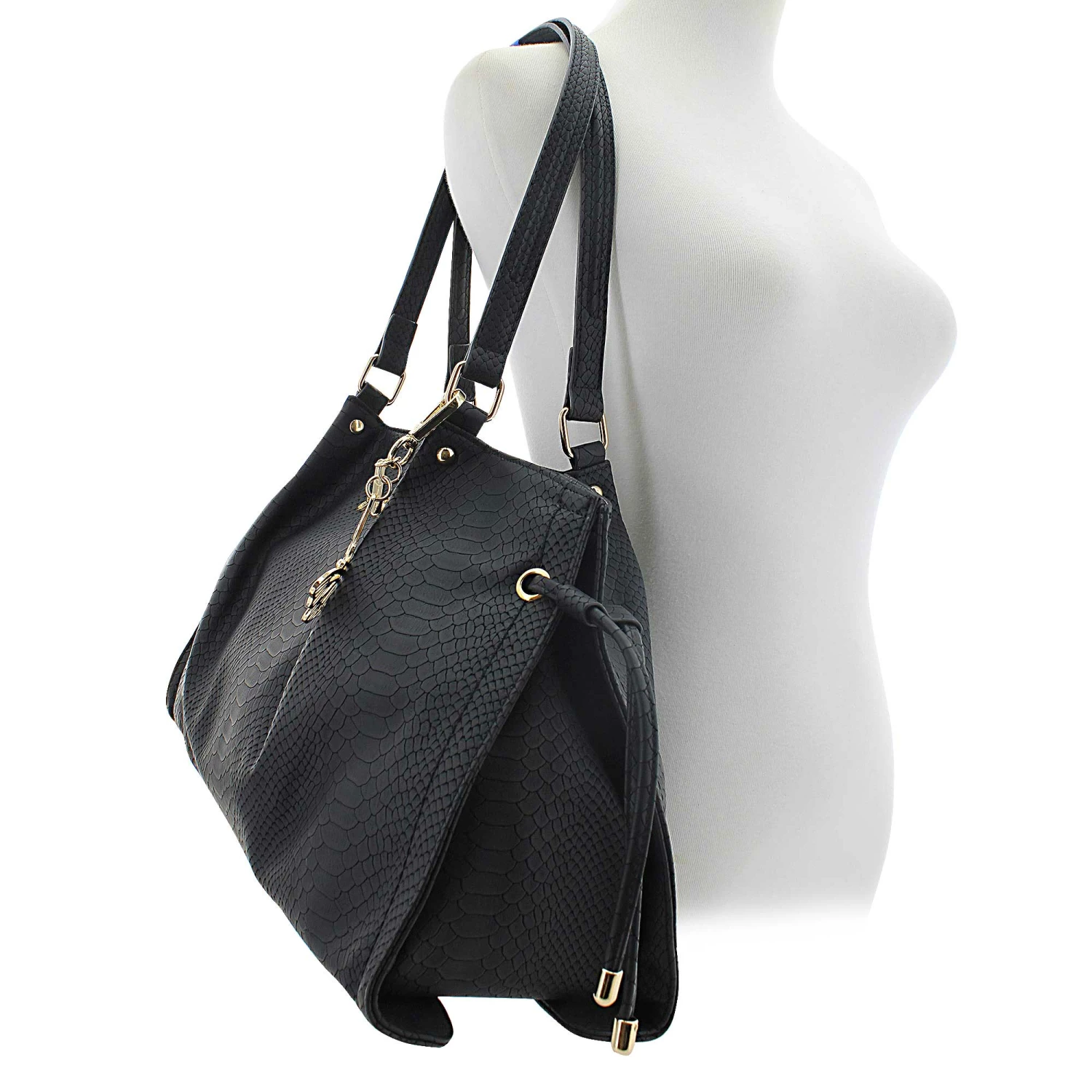 Jessica Simpson Arden Faux-Python Tote - Image 3