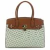 Tami Too Geometric-Print Satchel