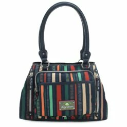 Lily Bloom Dashing Stripe Maggie Satchel