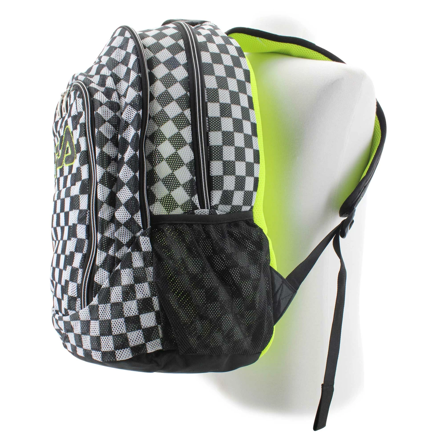 Fila Paramount Checkered Mesh Backpack - Image 3