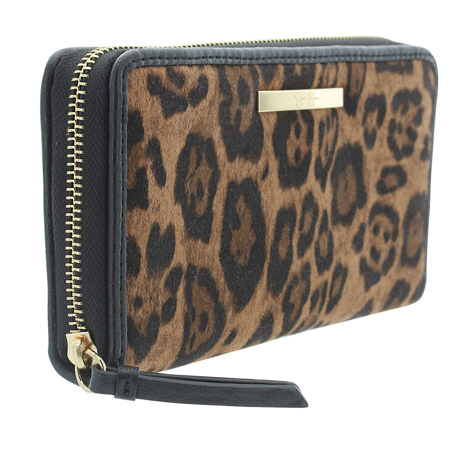 Jessica Simpson Arden Faux-Suede Leopard Wallet - Image 3